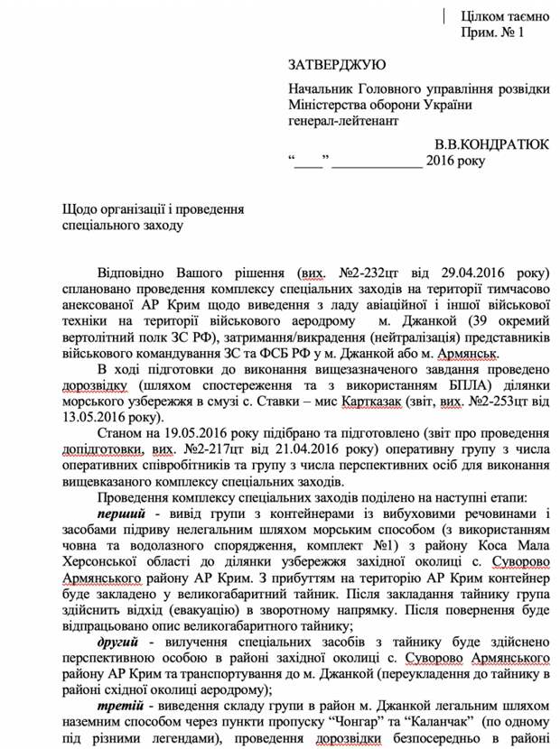 Как украинские террористы пытались подорвать аэродром в Джанкое