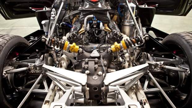 Pagani Zonda Revolucion двигатель, капот, мотор, суперкар