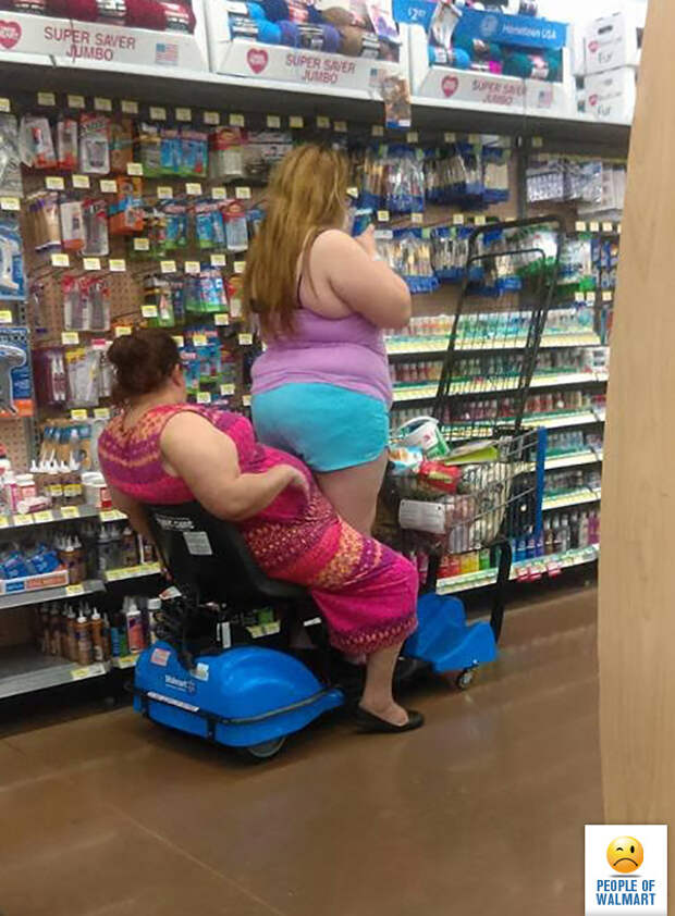 Экстравагантные покупатели Walmart (28 фото)