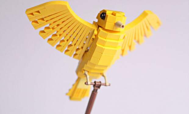 том пулсом скульптуры птиц из конструктора LEGO (19)