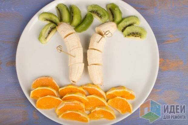 Как подать фрукты к детскому празднику