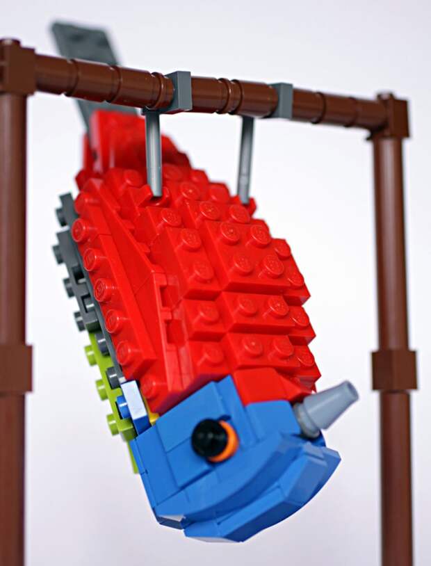том пулсом скульптуры птиц из конструктора LEGO (13)
