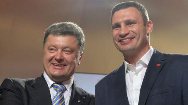 Кличко и Порошенко