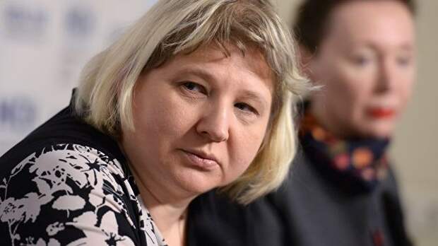 Племянница экс-полковника ГРУ Сергея Скрипаля Виктория Скрипаль во время пресс-конференции. 4 марта 2019