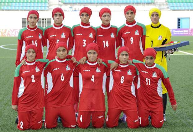 Восемь игроков женской сборной Ирана по футболу оказались мужчинами девушки, игра, спорт, футбол