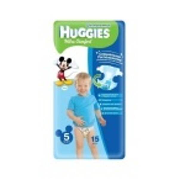Подгузники Huggies Ultra Comfort для мальчиков 5 (12-22 кг) 15 шт