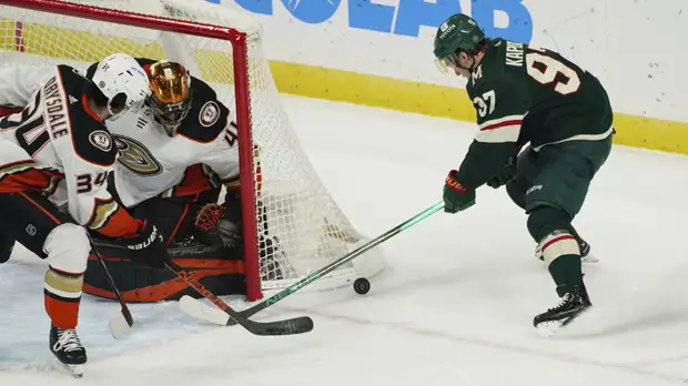 Благодаря двум передачам Капризова «Миннесота» обыграла «Анахайм»