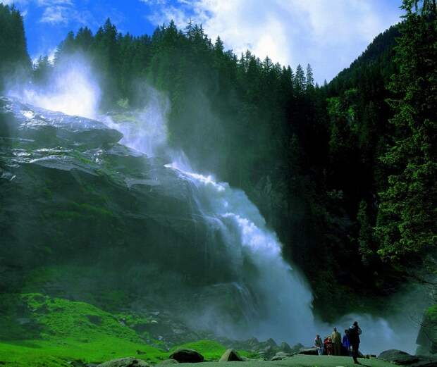 Криммльский водопад (Krimml Falls) cамый высокий в европе
