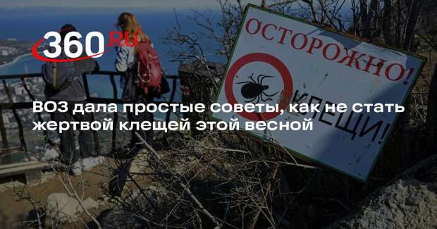 ВОЗ: работающим на воздухе людям нужно дополнительно защищаться от укусов клещей