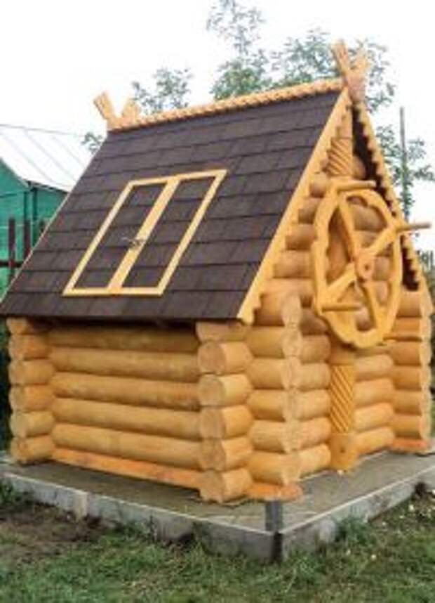 домик для колодца фото 3