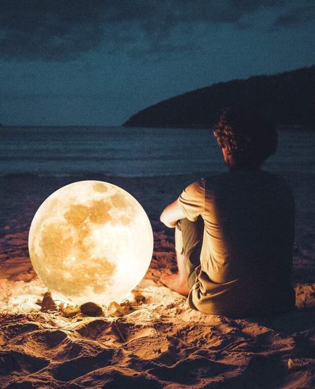 Sitting Next To The Moon
