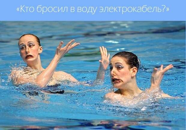 Эти забавные синхронистки  вода, синхронистки, спорт, юмор