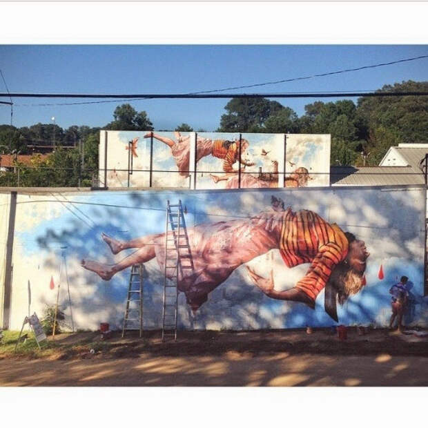 8. Атланта, Джорджия, США граффити, стрит-арт, художники