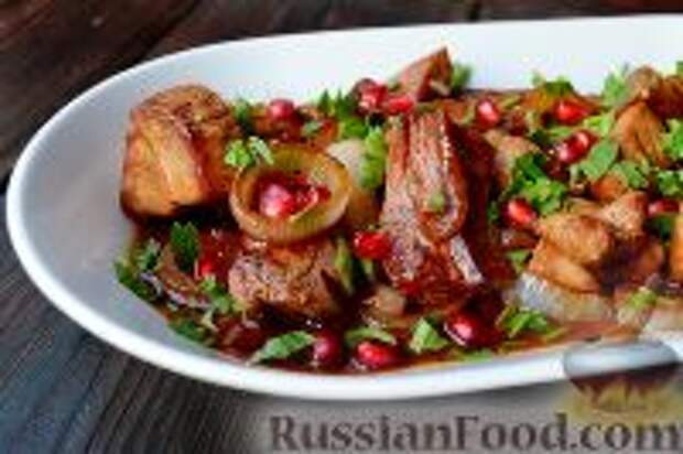 Фото к рецепту: Хоровац (армянский шашлык) из говядины