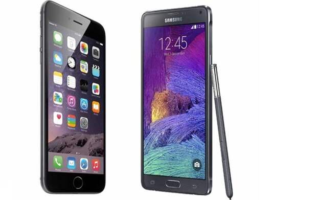 Galaxy Note 4 против iPhone 6 Plus: кто король среди фаблетов