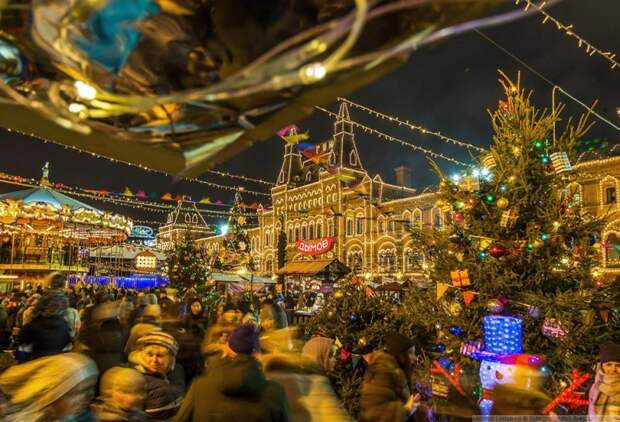 Прогулка по центру новогодней Москвы красиво, красота, москва, новый год, праздник, рождество, столица, фотография