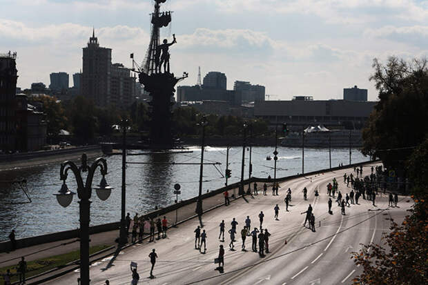 Самые крутые кадры с Московского марафона