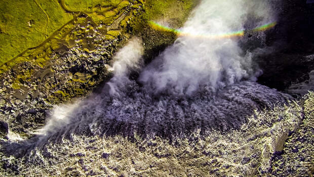 Водопады сверху выглядят еще круче водопады, природа, фото