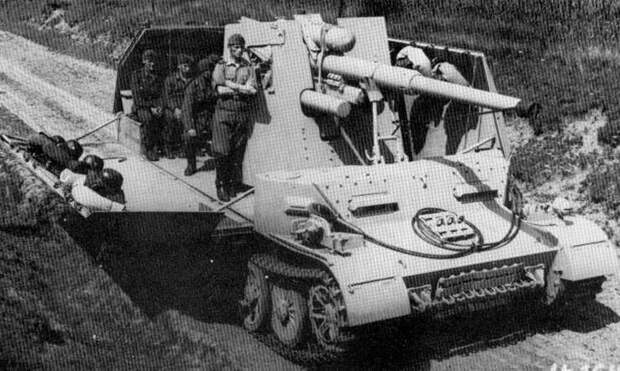 Немецкие 88-мм самоходные зенитные установки