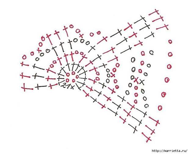 схемы для обвязки крючком пасхальных яиц  (4) (640x522, 117Kb)