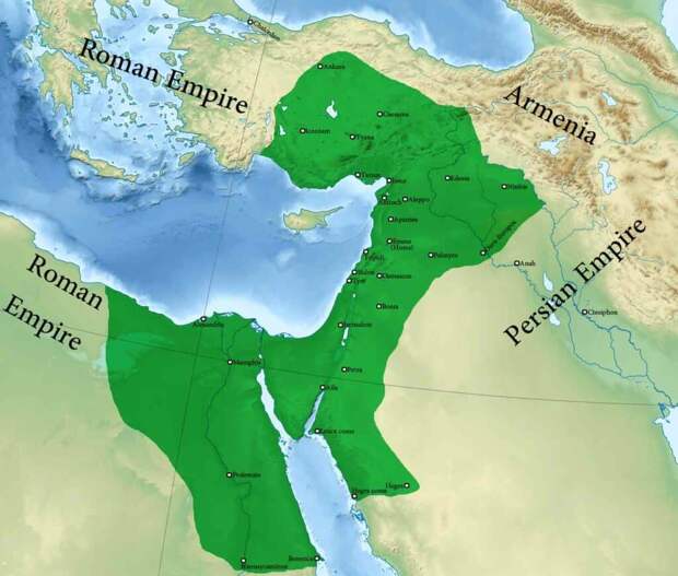 Пальмирское царство после завоеваний Зенобии / ©wikipedia.org