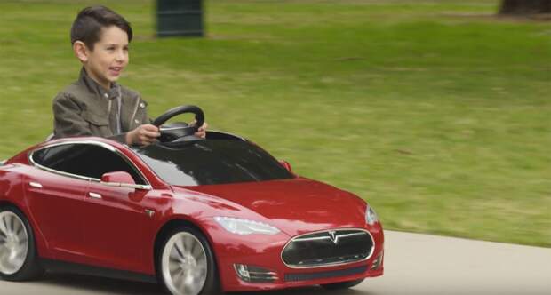 Весной появится Tesla Model S для детей