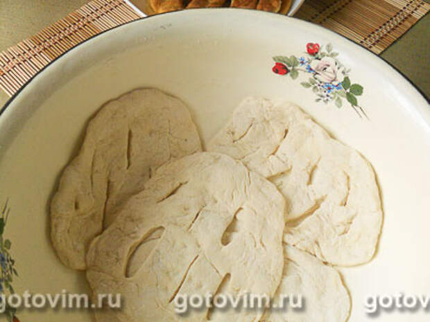 Фотографии рецепта Лепёшки из пресного теста «Немарашки», Шаг 05