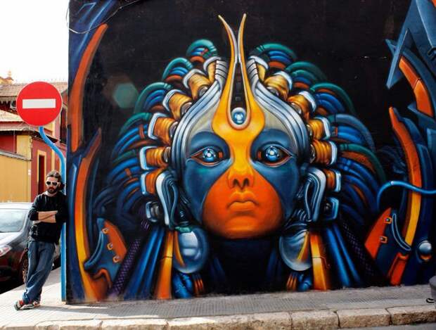 18. Аликанте, Испания граффити, стрит-арт, художники