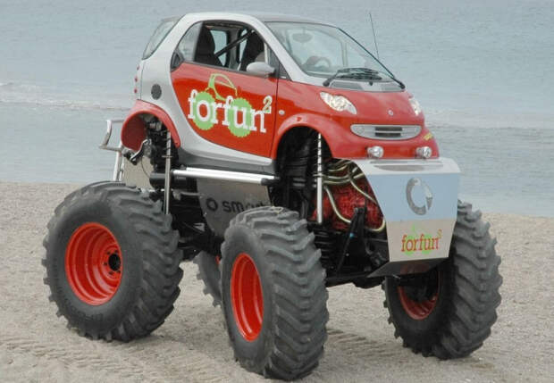 Smart ForTwo бигфут, внедорожник, джип