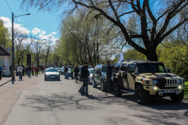 Автопробег Победы в Таллине