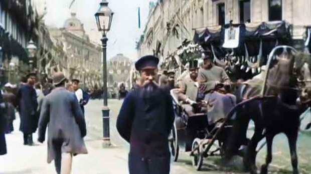 Уникальные кадры жизни Москвы 1896 года