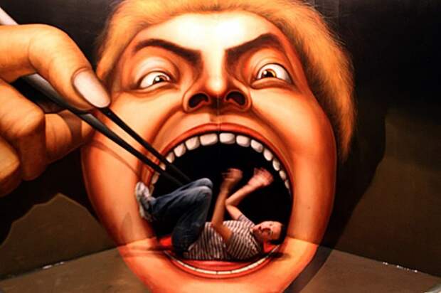 Музей оптический иллюзий в Корее Музей оптический иллюзий в Корее