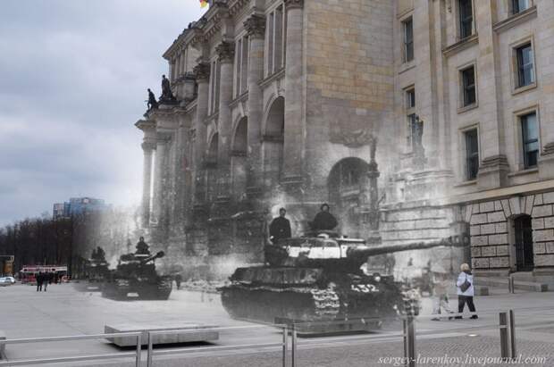 42. Берлин 1945-2010. Исы у Рейхстага. Связь времен, берлин, история, фото