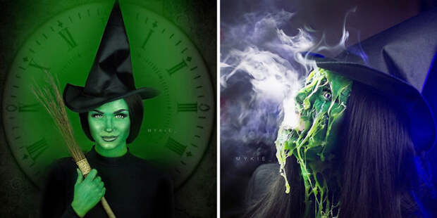 The Wicked Witch  Before And After Melting