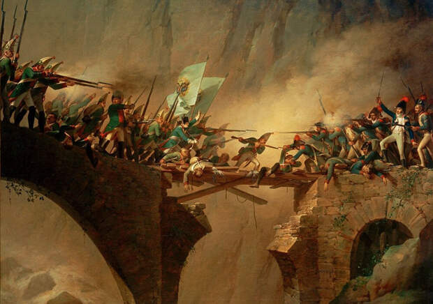 Красочно, но опять же - ставка на изобразительность во вред историчности. Художник: Johann Baptist Seele