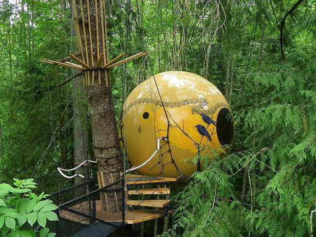 10. Free Spirit Spheres, Канада мир, отель