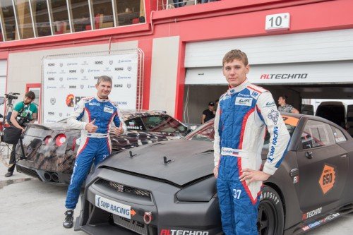 На открытие автодрома приехали Виталий Петров, Роман Русинов (G-Drive Racing), Кирилл и Антон Ладыгины (SMP Racing).
