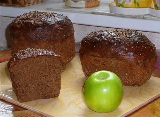 Бородинский хлеб домашняя кухня, еда, своими руками, сделай сам