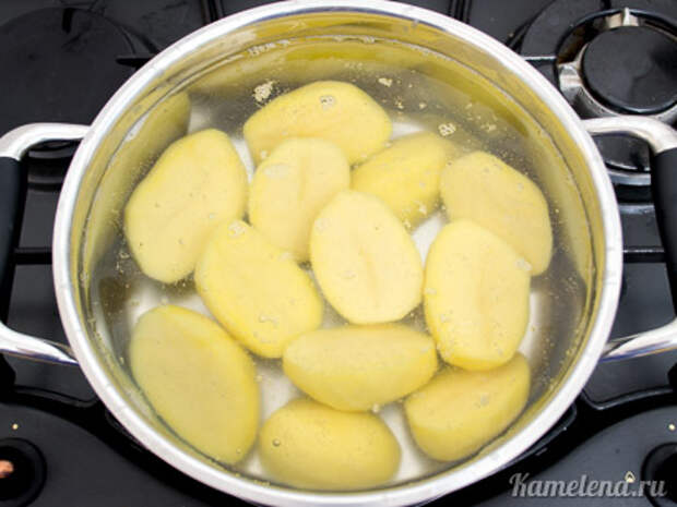 Картофель «Решти» с селедочным соусом — 1 шаг