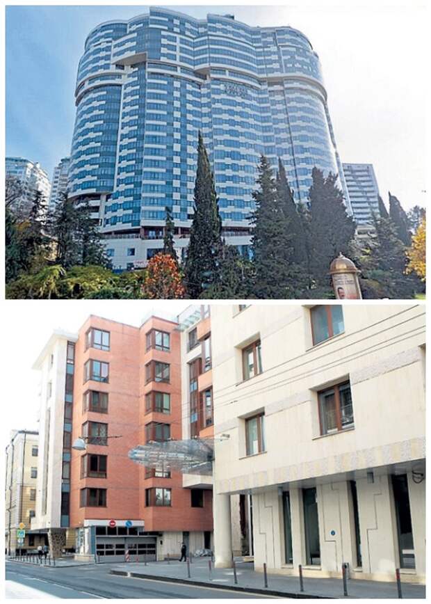 Дом в Сочи,  в котором пара имеет три резиденции, а также квартира площадью в 516 кв. метров в центре Москвы (Недвижимость Петросяна и Степаненко). 