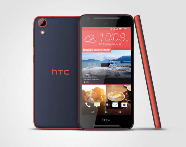 HTC Desire 628 черно-красный