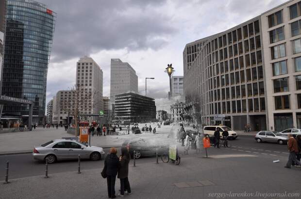 49. Берлин 1945-2010 Потсдамская площадь - Potsdamerhlatz. Связь времен, берлин, история, фото