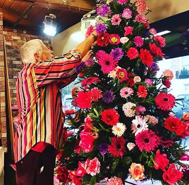 Floral Christmas Tree