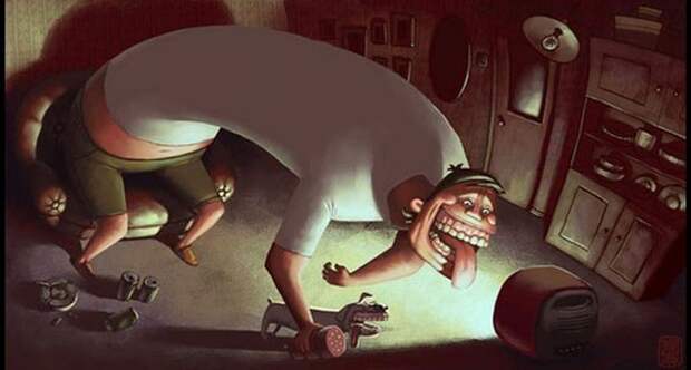 Позитивные иллюстрации Дениса Зильбера Денис Зильбер, иллюстрации