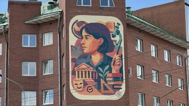 Один из муралов проекта / Фото: пресс-служба Сбера