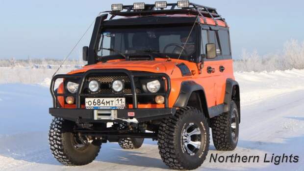 УАЗ "Northern Lights" на 38-х колесах 31514, внедорожник, тюнинг, уаз