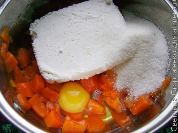 Блинчики с творогом и тыквой Блинчики с творогом и тыквой