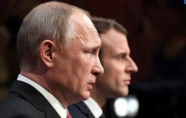 Макрон призвал Путина «сделать жест по Украине»