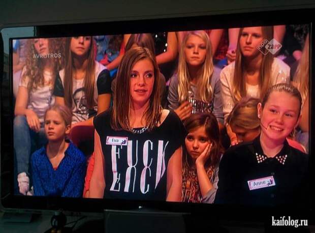 Приколы на телевидении (40 фото)