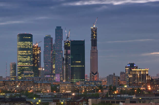 Москва c крыш
